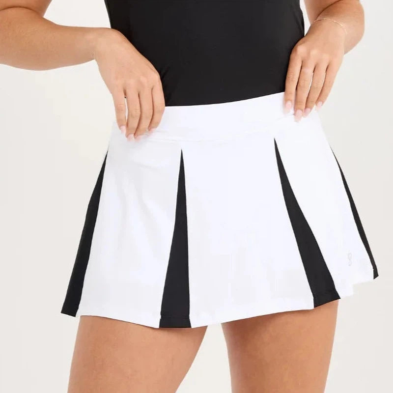 Sofibella Monochrome Skort (13") - White/Black