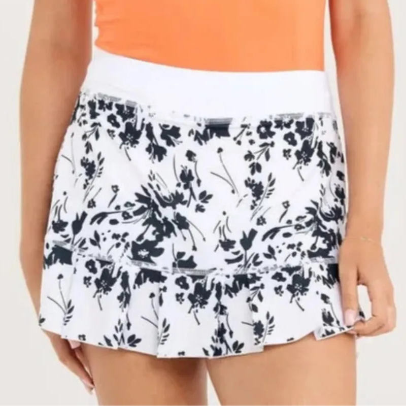 Sofibella UV Organza Skort (14") - Floral