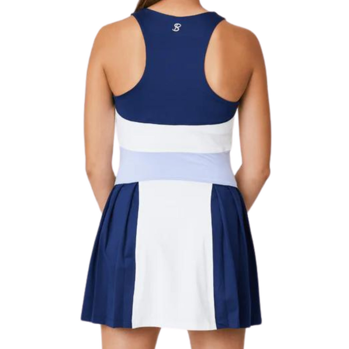 Sofibella Lilac Dream Dress (32") - White /Blue