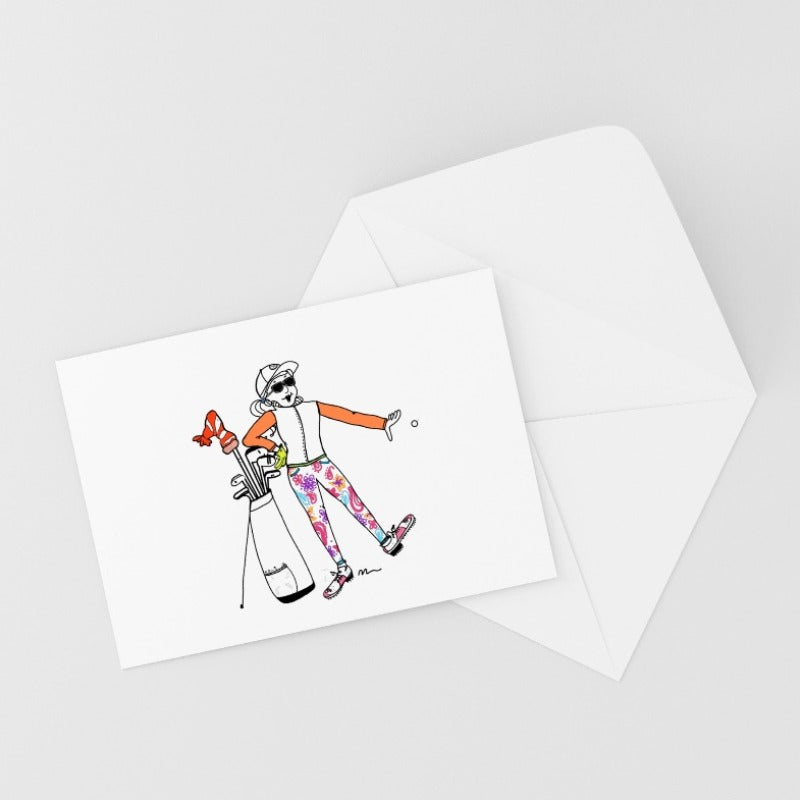 Sporty Notecards (6pk) - Golf