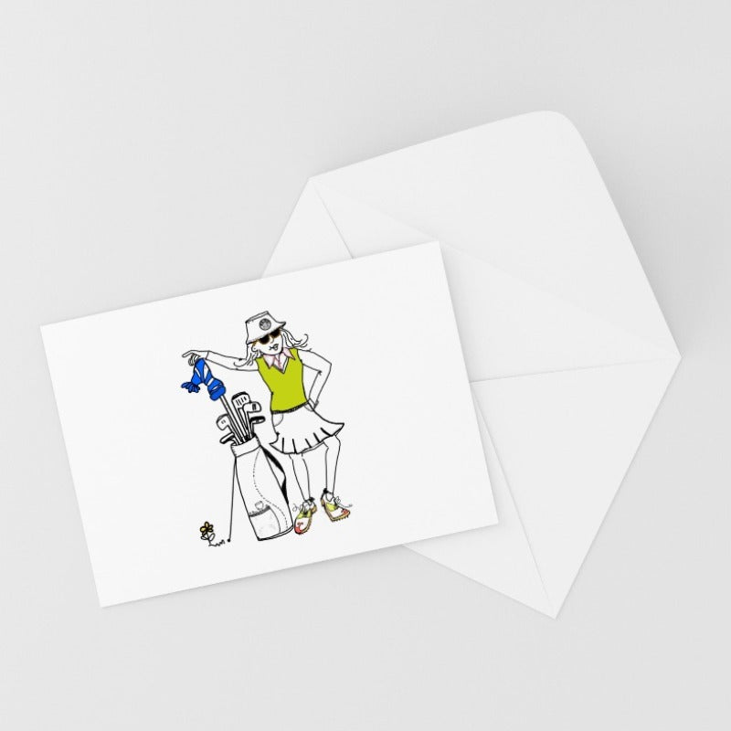 Sporty Notecards (6pk) - Golf