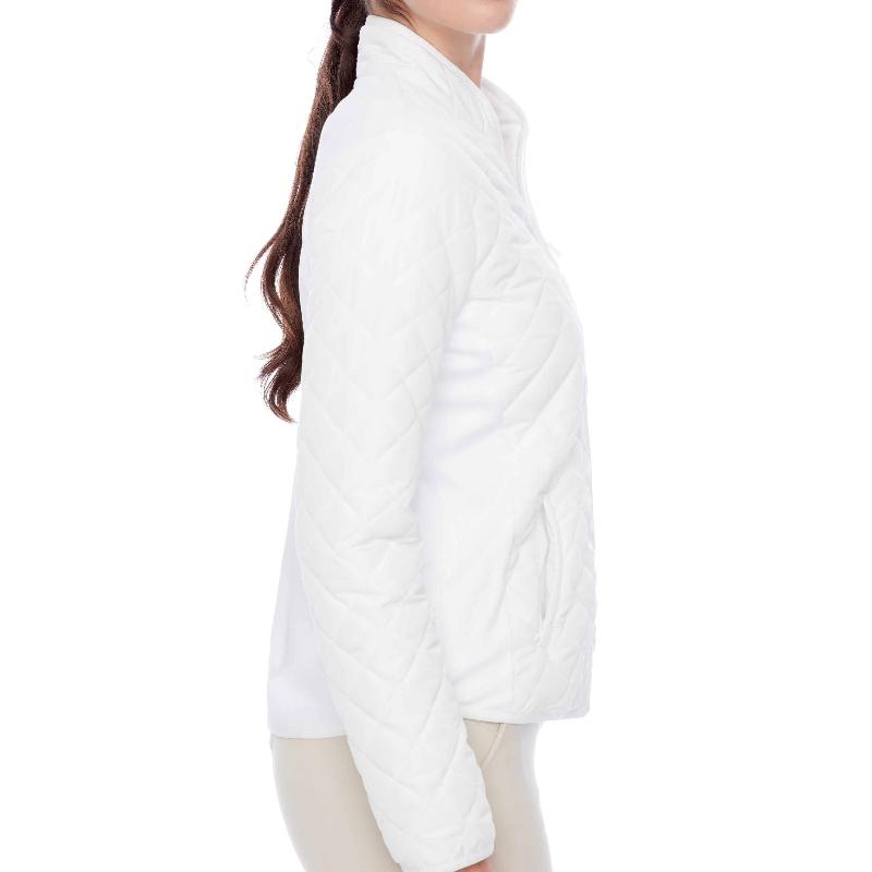 Swing Control Quilted Rib Jacket - White