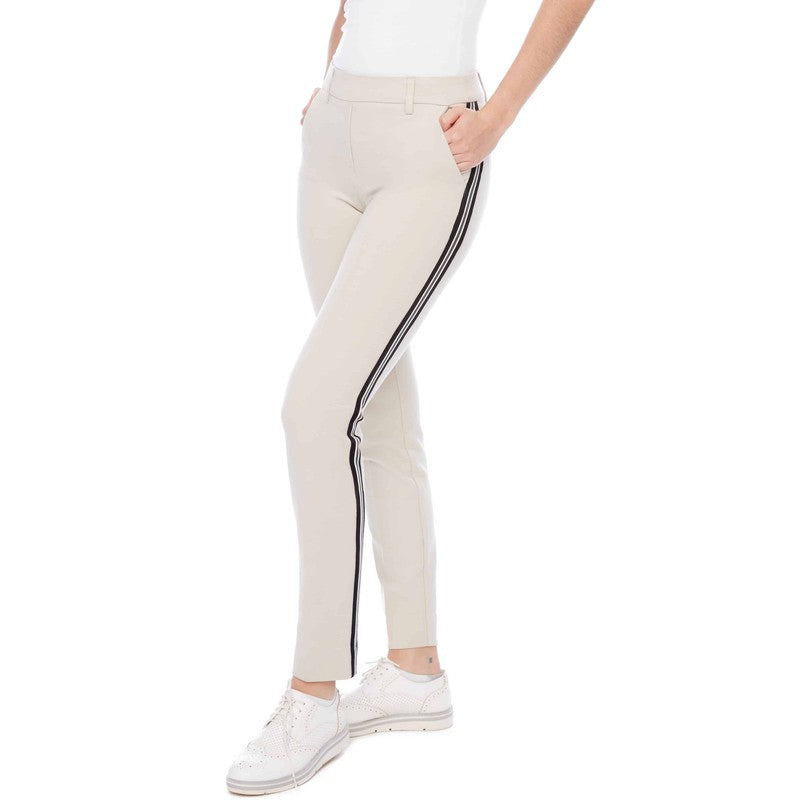 Swing Control Side Stripe Ponte Pants (30") - Desert