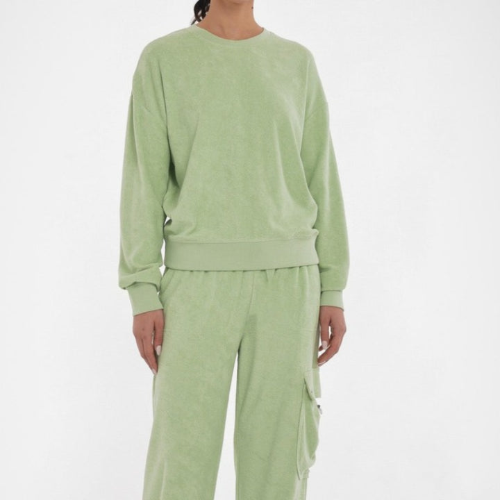 Paper Label Sasha Sweatshirt - Green