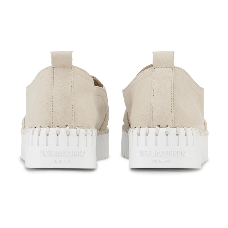Ilse Jacobsen Tulip Slip On Platform - Beige/White