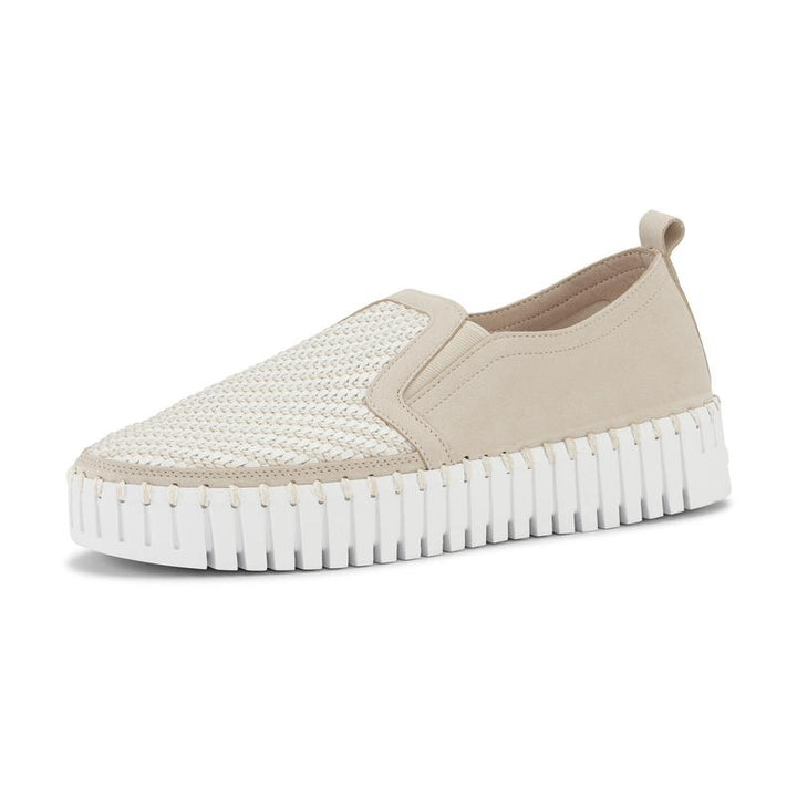 Ilse Jacobsen Tulip Slip On Platform - Beige/White