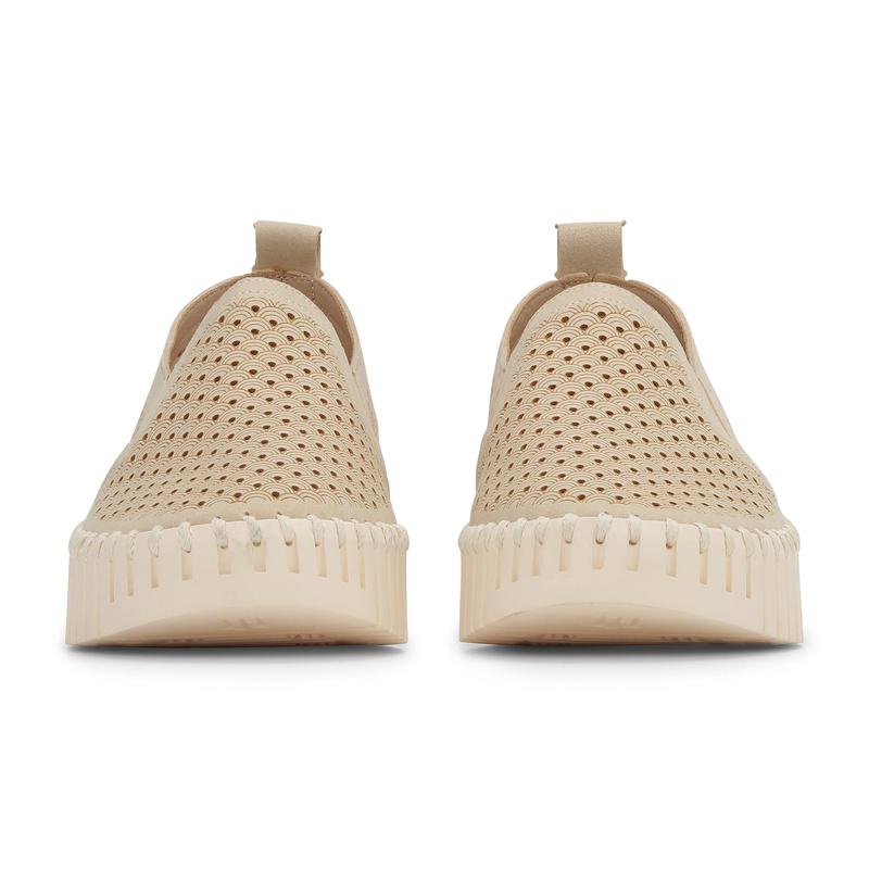 Ilse Jacobsen Tulip Slip On Platform - Beige/Ivory