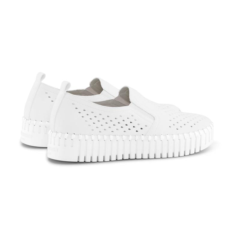 Ilse Jacobsen Tulip Slip On Platform - White