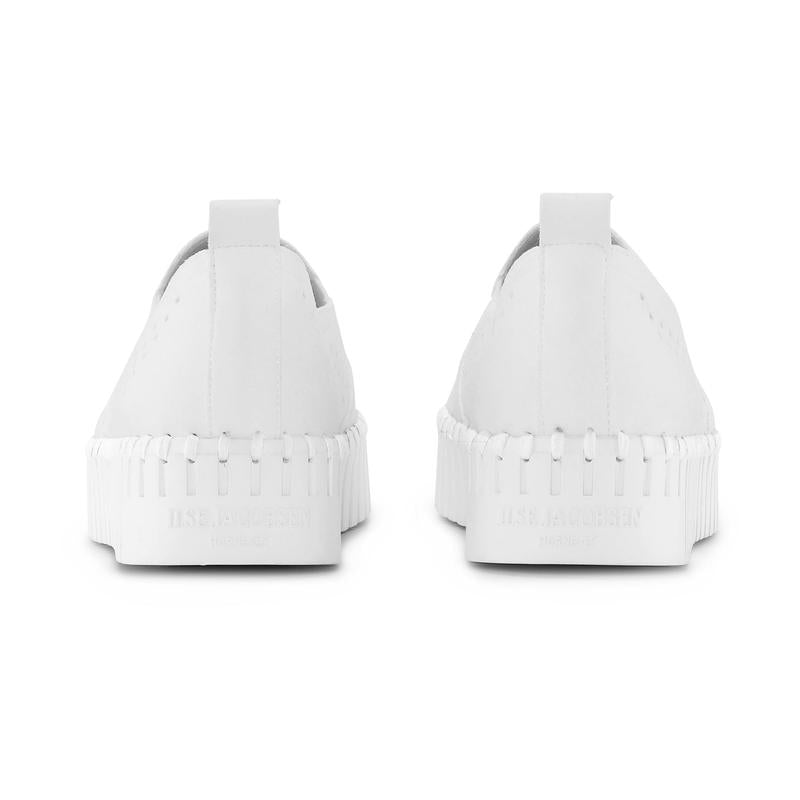 Ilse Jacobsen Tulip Slip On Platform - White