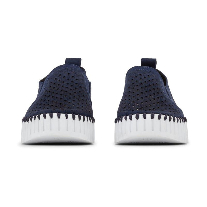 Ilse Jacobsen Tulip Slip On Platform - Dark Indigo