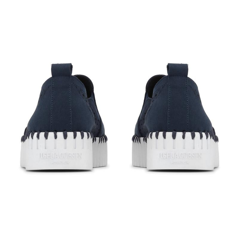 Ilse Jacobsen Tulip Slip On Platform - Dark Indigo