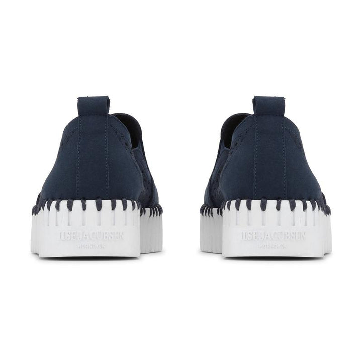 Ilse Jacobsen Tulip Slip On Platform - Dark Indigo