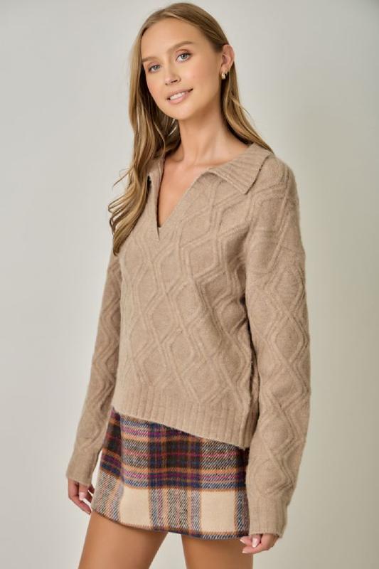 Mystree Mohair Cardigan - Sweet Brown