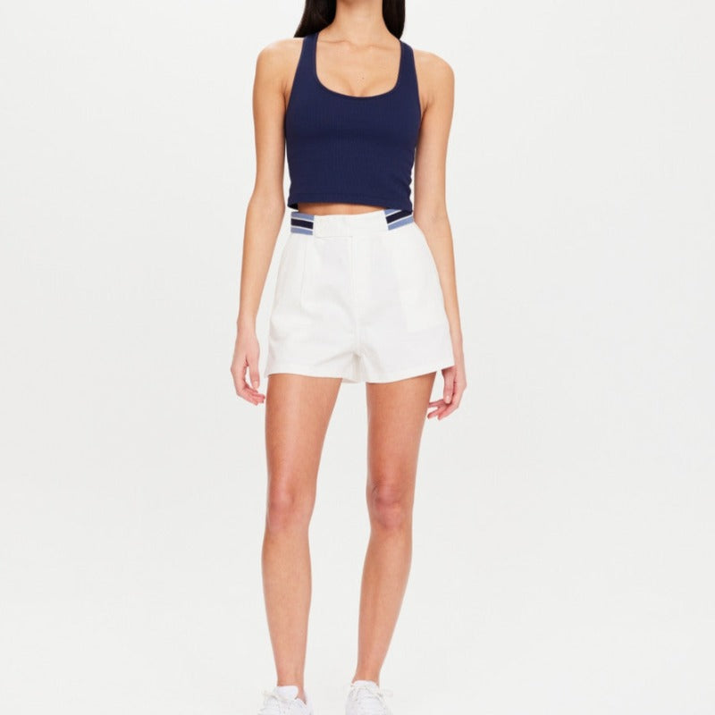 Upside Balance Molly Crop Top - Navy