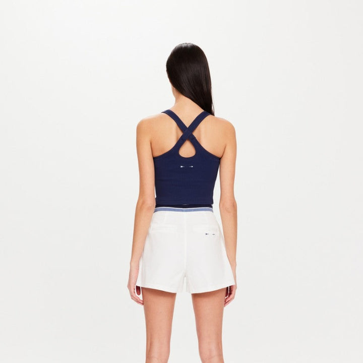 Upside Balance Molly Crop Top - Navy