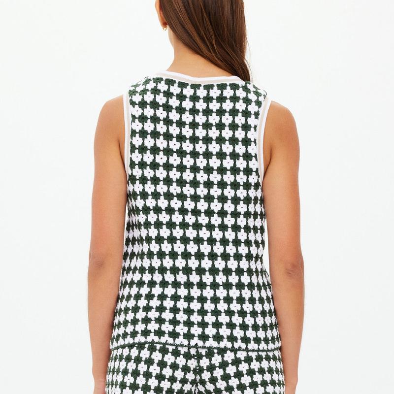 The Upside Portobello Watson Vest - Green