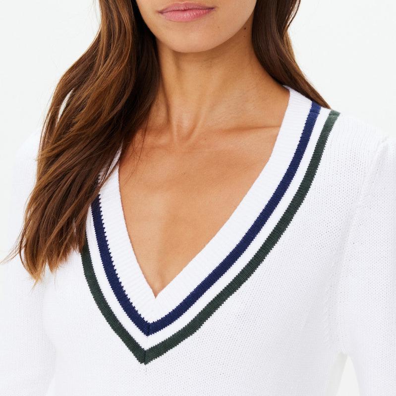 The Upside Sonny Sweater - White