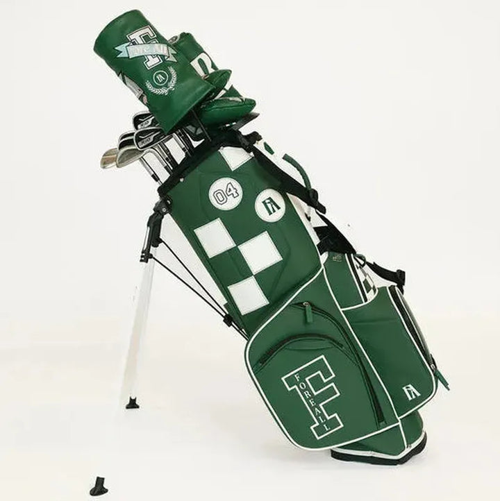 Fore All Golf Bag - Green/White Patches