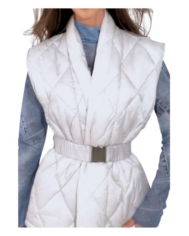 Monari Quilted Vest - Grey