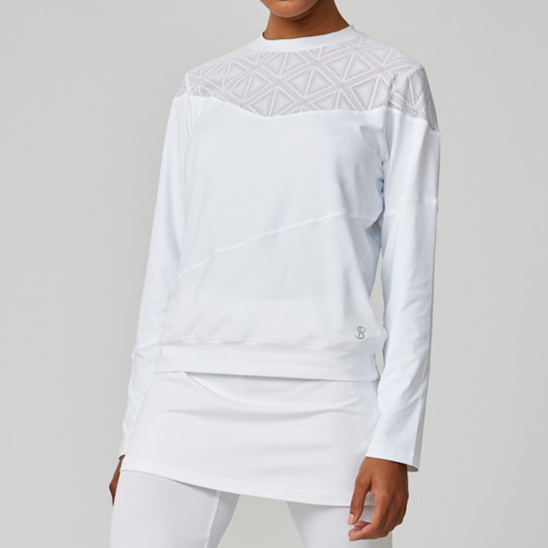 Sofibella Diamond Rush L/S Top - White