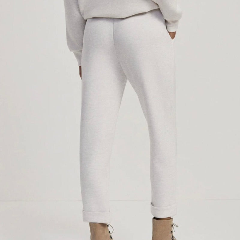 Varley Rolled Cuff Pant (28.5") - Ivory Marl
