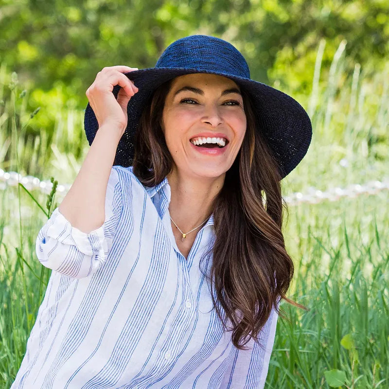 Wallaroo Victoria Diva Hat - Mixed Navy