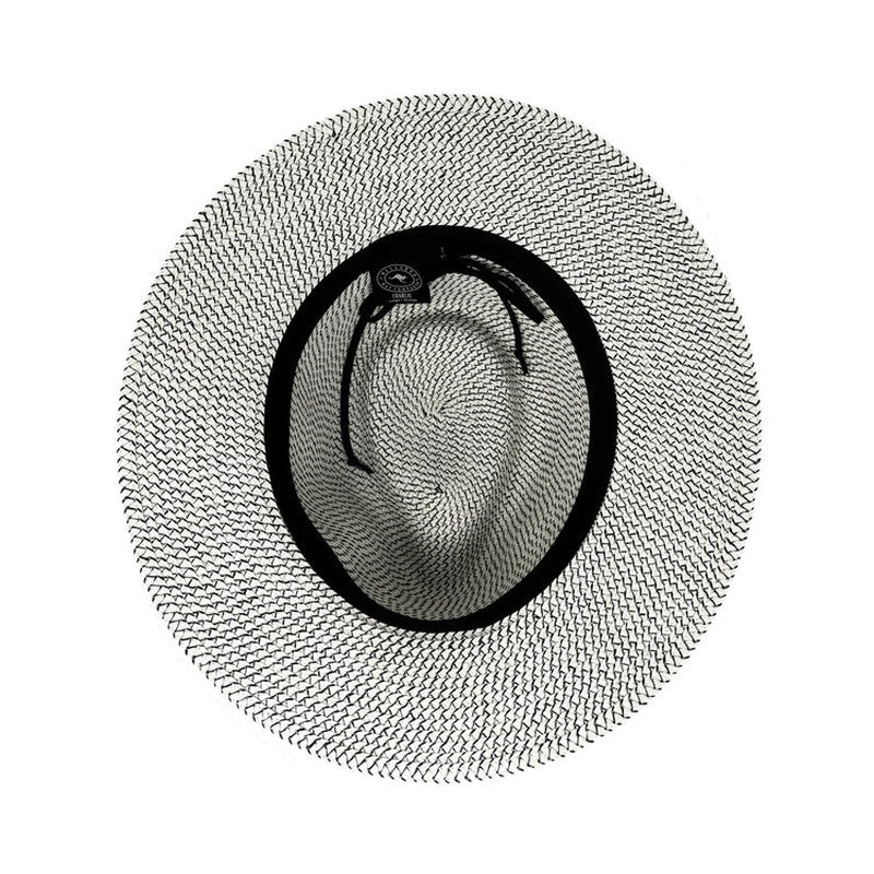 Wallaroo Charlie Fedora - Ivory/Black