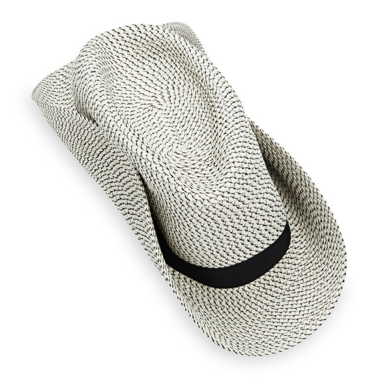 Wallaroo Charlie Fedora - Ivory/Black