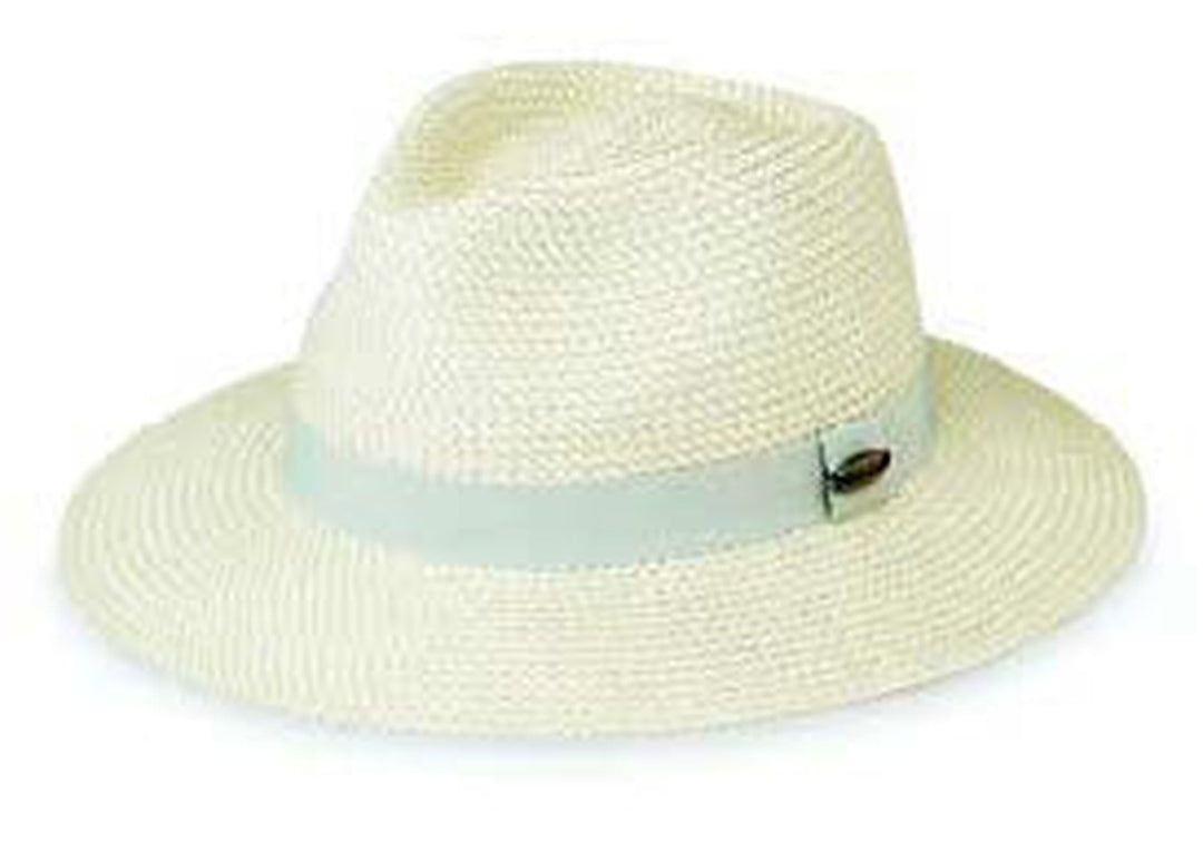 Wallaroo Charlie Fedora - Ivory/Pewter
