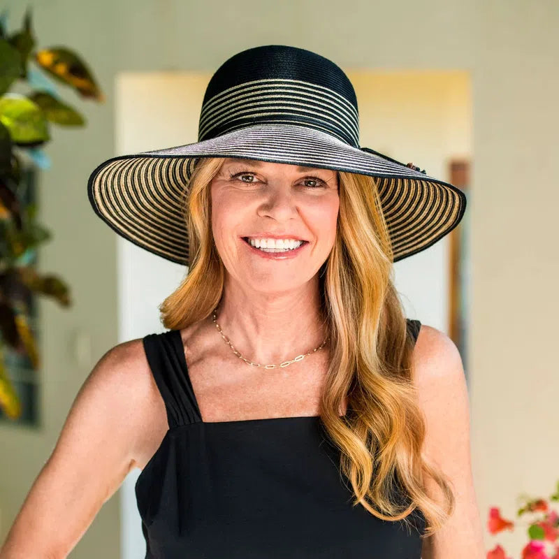 Wallaroo Marseille Hat - Black/Natural