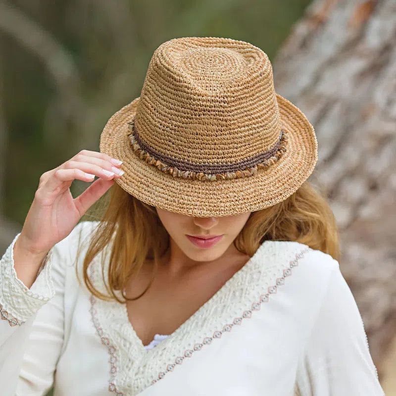 Wallaroo Tahiti Trilby Hat - Taupe