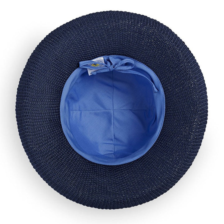 Wallaroo Victoria 2 Tone Hat - Hydrangea/Navy