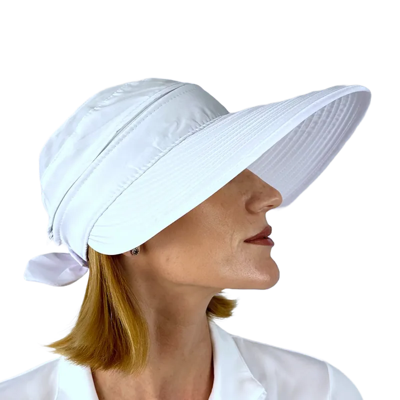 Best of Golf Sunhat/Visor - White