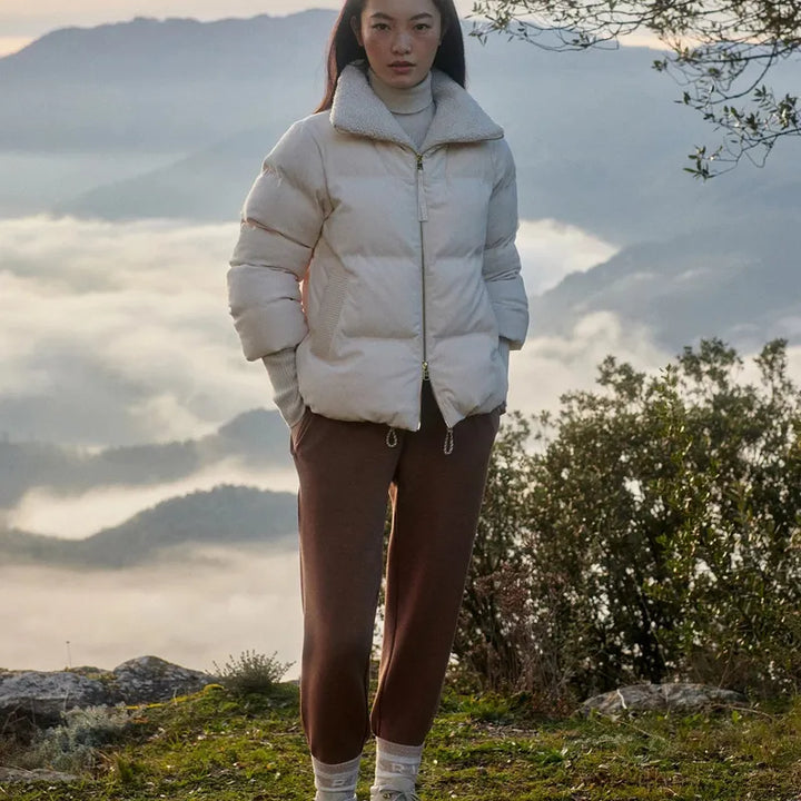 Varley Brackley Cord Puffer Jacket - Birch