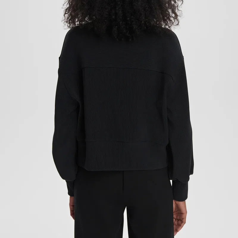 Varley Gibbs Zip Sweat - Black
