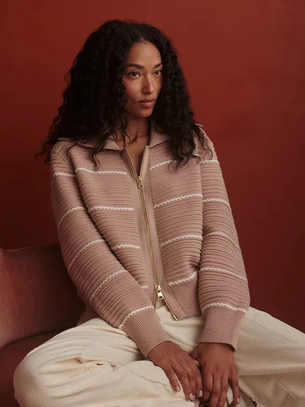 Varley Melwen Zip Jacket - Soft Taupe