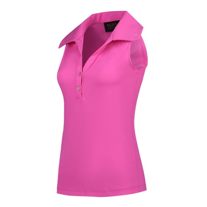 Par69 Bardot S/L Polo - Fuchsia