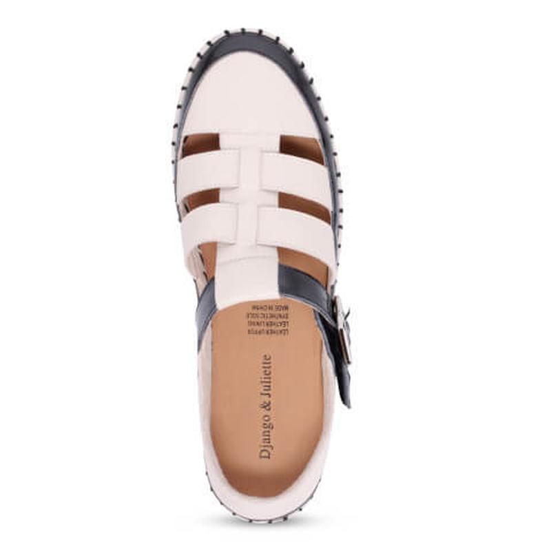 Django & Juliette Baytown Sandal - Black/Almond