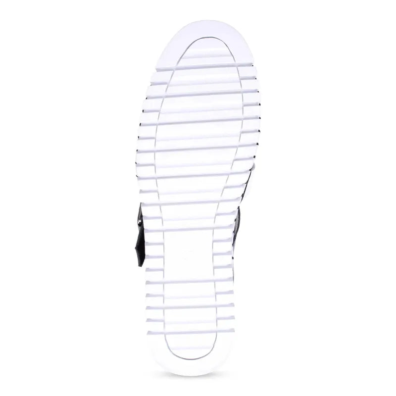 Django & Juliette Baytown Sandal - White/Black