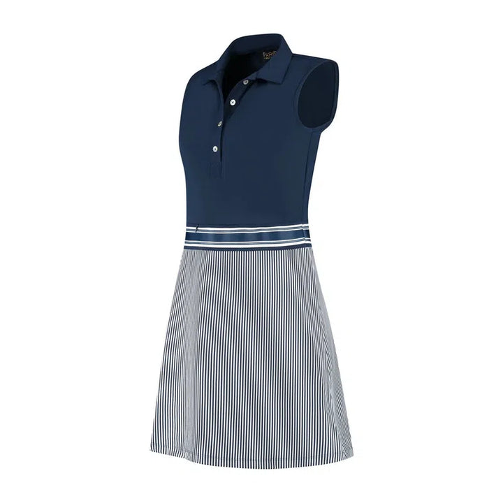 PAR69 Beaudille Dress - Navy/White Stripe