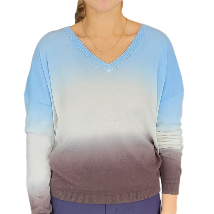 Marc Aurel L/S Sweater - Sky