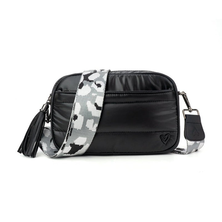 preneLOVE Brooklin Puffer Crossbody - Black