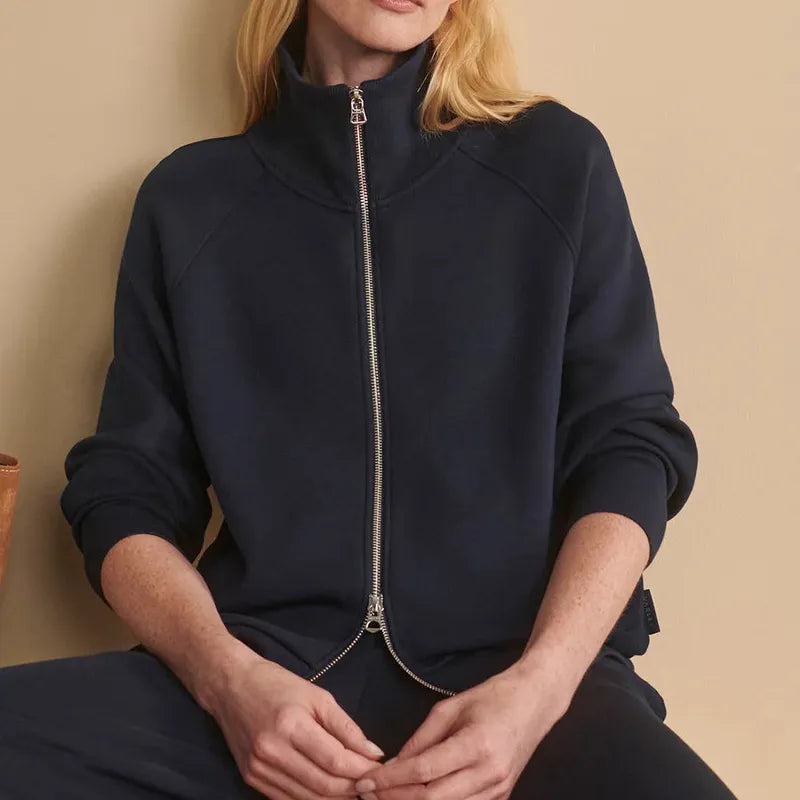 Varley Tyde Zip Sweat - Navy