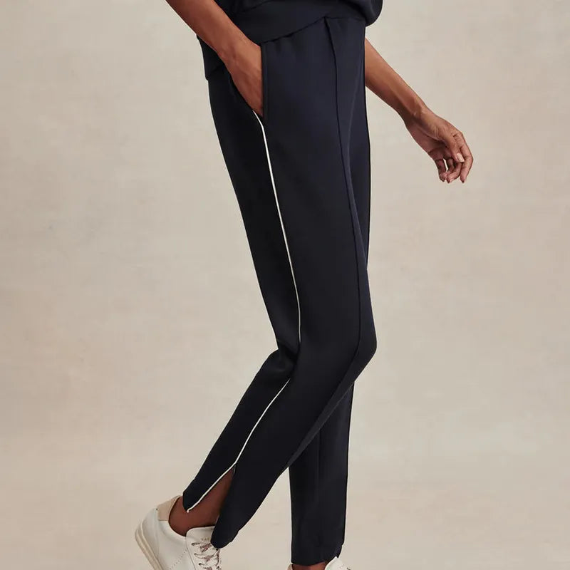 Varley Slim Pintuck Pants (27.5") - Navy