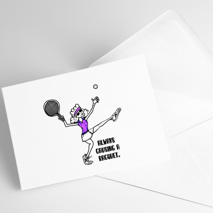 Sporty Notecards - Tennis