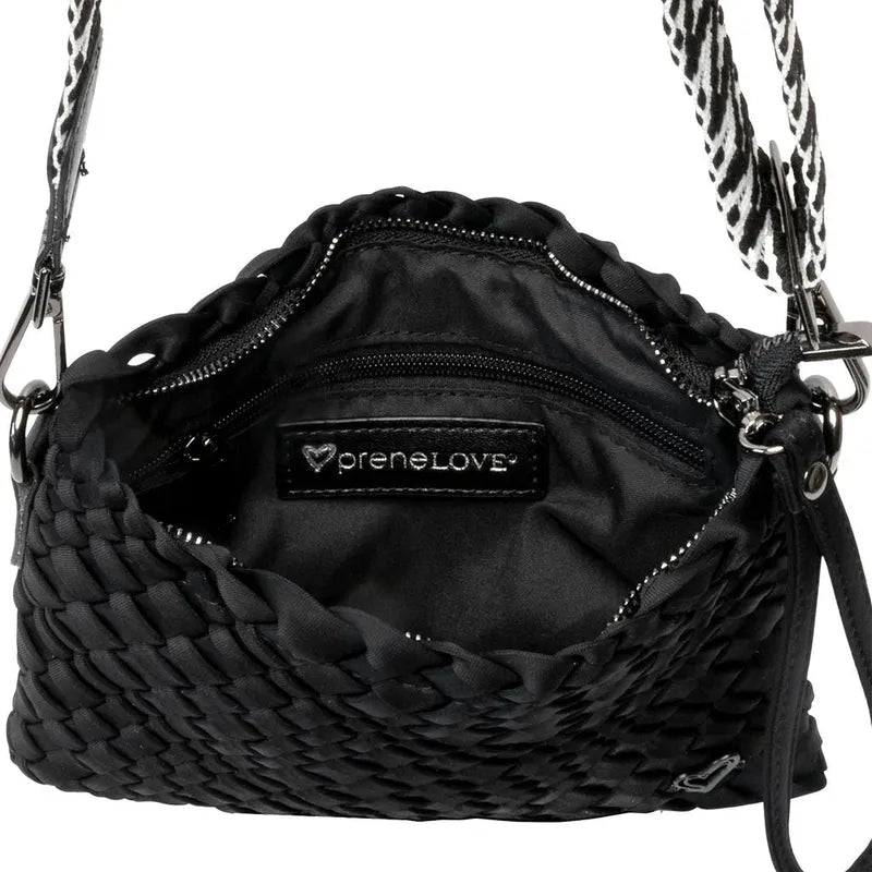 preneLOVE Charlotte Woven Crossbody - Onyx