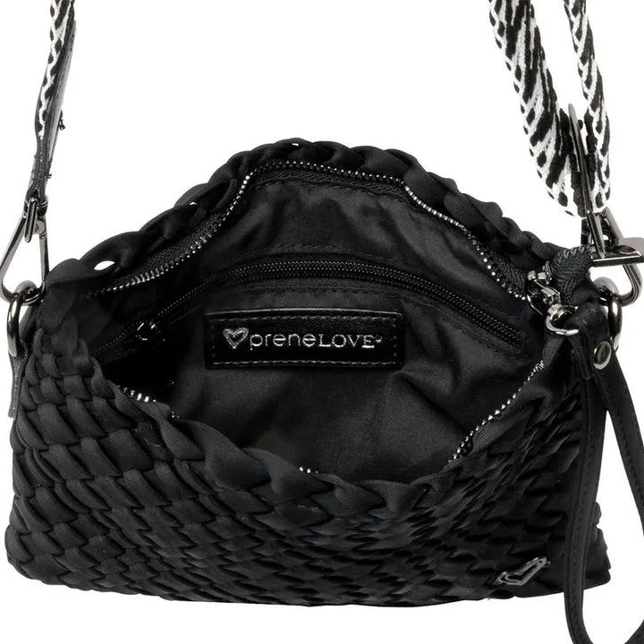 preneLOVE Charlotte Woven Crossbody - Onyx