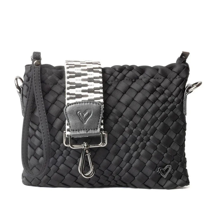 preneLOVE Charlotte Woven Crossbody - Onyx