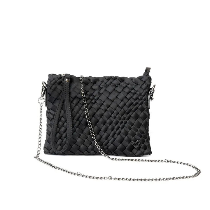preneLOVE Charlotte Woven Crossbody - Onyx