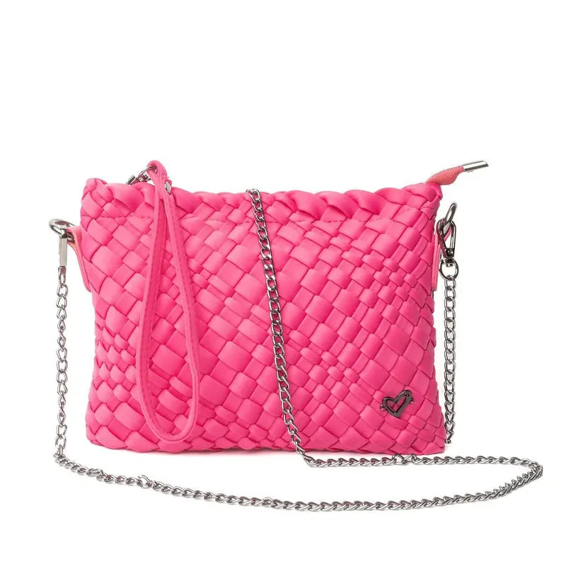 preneLOVE Charlotte Woven Crossbody - Magenta